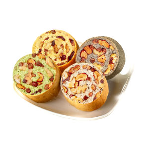 Whole Wheat Bread Nut Wheel Boxed Sugar Free Breakfast Coarse Grain European Baguette Substitution Toast Healthy