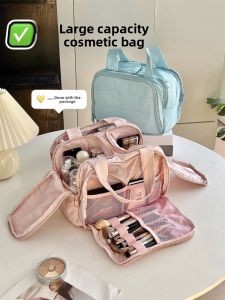 MIRUIDUO | Women Makeup Bag Dual Opening Large Capacity Storage