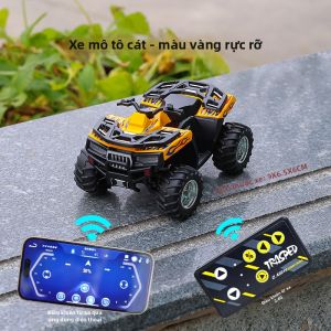 Xe Điều Khiển Từ Xa Mini Hợp Kim Đa Tỷ Lệ Điều Khiển Bluetooth