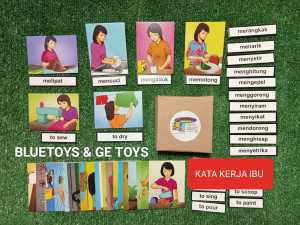 GAZ TOYS KATA KERJA IBU/MAINAN EDUKATIF ANAK