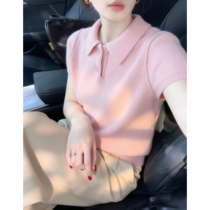 HUOLISI | Polo Collar Casual Wearable Tshirt Female