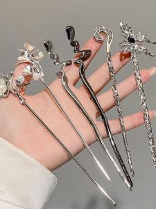 Elegant Tassel Hairpin Womens New Chinese Style Hair Accessories Traditional Hanfu Qipao Hairpin Headwear Festive Decorations