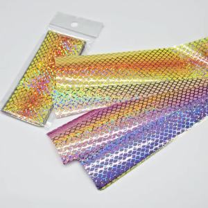 10Colors/Pack Fish Scale Lure Colored Laser Paper Film - Non-Sticky DIY Fishing Lure Accessories