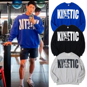 เสื้อสเวตเตอร์กีฬาคอตั้งแขนยาวพิมพ์ลายแฟชั่นฤดูใบไม้ร่วง/ฤดูหนาวสำหรับผู้ชาย ทรงหลวม เสื้อผ้าออกกำลังกาย วิ่ง ลำลอง