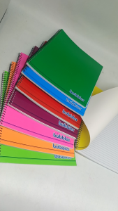 Hodeso Bubbles Spiral Notebook 200mm x 250mm 80 Leaves (160 Pages) Glossy Cover Durable Spiral Binding Smooth Writing Surface for School Office Journaling