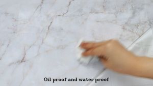 60*300cm Oil Proof Wall Stickers Clear Electrostatic Adsorption Kitchen Backsplash Wall Protector