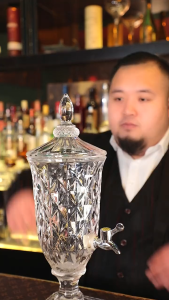 Glass Cold Water Pitcher with Faucet & Large Capacity Juice Container