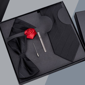 LIESHANG | Burgundy Business and Wedding Groom 5 Piece Set