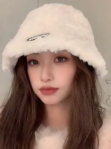 Mũ xô phong cách Nhật Bản Nón bucket lông cừu dày dặn hottrend dành cho nữ NC0002
