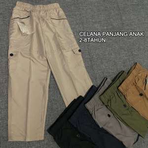 Celana panjang anak 2 sampai 8 tahun bahan melar