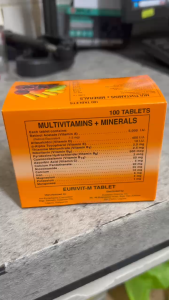 EURIVIT-M Multivitamins Plus Minerals 100 TABLETS FDA Approved BNDCORP