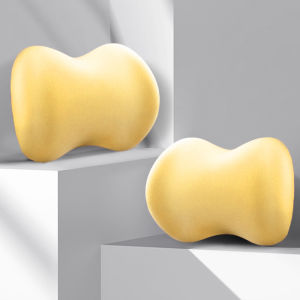 Car Memory Foam Neck Pillow Womens Vehicle Seat Cushion Lumbar Support Headrest Elastic Band Installation All-Season Use