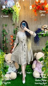 Dress Wanita 5812  detail keterangan ada digambar import kualitas import 330gram