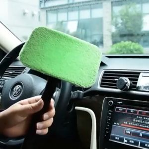 Dụng Cụ Vệ Sinh Kính Lái Kính Chắn Gió Xe Ô Tô Kèm Khăn Lau Xe Vải Chống Xước Thấm Hút Nước Chống Bám Vân Tay Cao Cấp