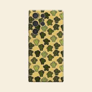 Cartoon Cactus Background Luxury Fashion Full Lens Protective Case for Samsung Galaxy S26 S25 S24 A56 A36 Plus Ultra