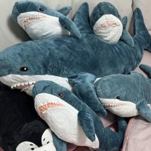 Đồ Chơi Gấu Cá Mập Dễ Thương Quà Tặng Sinh Nhật Cho Bé Trai Và Bé Gái Đệm Ôm Ngủ Đệm Ghế Sofa Đệm Giường Đồ Chơi Vải PP Cotton