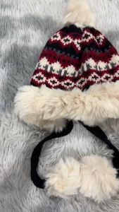 หมวกกันหนาวผู้หญิง มองโกล บุขนนุ่ม หนาอบอุ่น 05-A36