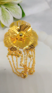 Grosir Perhiasan Bros Pin Bross Dubai Bunga Kendari Model Kekinian Model Yang Modis Dan Elegan Berlapis Emas 24k Gold Terbaru Import Aksesoris
