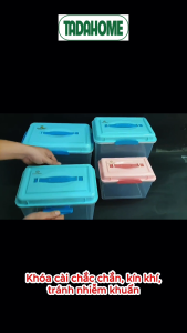Hộp Đựng Thực Phẩm Tủ Lạnh Có Quai Xách Việt Nhật 6628 Hộp Lạnh Có Zoăng Kín Chống Tràn - TADAHOME