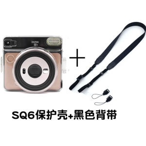 Fuji Instax SQ6 Transparent Case Camera Protection Cover Lens Hood Vintage Bag for SQ40 Retro Style with Lens Film And Cover