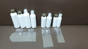 200pcs Shrink Wrap Plastic Packaging Shrinkable Plastic Sealer Film for Flip Cap Bottle Container