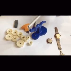 TUTUP JAM WATCH REPAIR TOOL PRESS KIT + 12 MATA BIRU