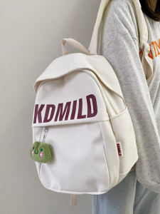 Large Capacity Japanese Style Womens Backpack Travel Computer Bag Simple Double Shoulder Bag Trendy High School Student Backpack