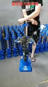 CHUANGCHAO Automotive shock absorber spring disassembler hydraulic disassembly tool screw compressor