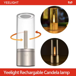 Yeelight Candela lamp Led Night light rotate to meet the right mood candle-like breathing light stepless dimming