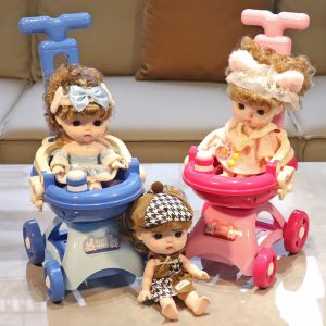 Baby Girl Princess Toy Stroller Large Doll Included
