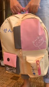 Tas Ransel Anak Sekolah Motif Cat Jepang Cocok untuk Anak SD dan SMP murah barang berkualitas