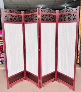 💥Originel Partition Kayu | Pembahagi Ruang Kayu Original Wood screen with /Panel Partition/Screen/Hall Divider skli kaki