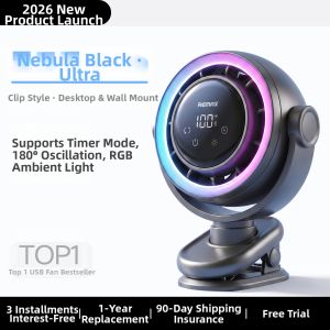 Remax | Quiet Long-lasting Small Desk Fan