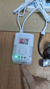 Household LPG Natural Gas Leak Detector Alarm With Solenoid Cut‑off Valve Auto Close Gas Valve