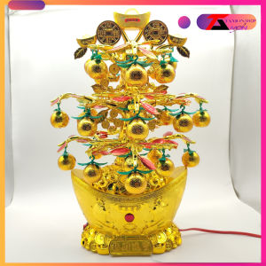 Cây quất (Cây tắc) to vàng gold xoay 360 độ lắp ráp dễ dàng trang trí tết cầu tài giữ của phù hợp trang trí mọi nơi