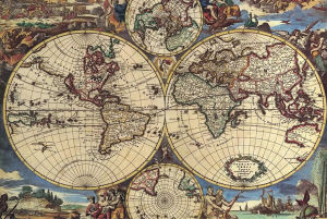 1000pcs Puzzle Paper Toys Ancient Map Famous Paintings 1000 Pieces Jigsaw Puzzle Gift Adult Educational Puzzle