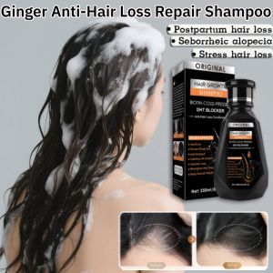 Ginger Hair Growth Shampoo Refreshing Oil-Removing Anti-Break Shampoo Control Oil Relieve Itching
