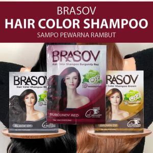 Brasov Hair Color Shampoo Pewarna Rambut Brasov