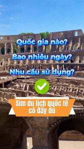 ( GIÁ TỐT ) Sim Châu Âu Du Lịch Đi 42 Quốc Gia Data Tốc Độ Cao 1GB - 3GB/ngày Gói 1-30 ngày Không Phát Sinh Phí – FREESHIP - CHƯA KÍCH HOẠT