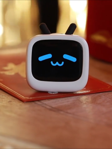 Earphones Touch Screen Cube Face Small TV Lcd Portable Anime Peripheral Mini-Tv Headphones Children Gift