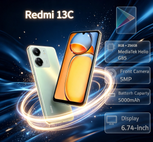 Redmi | Redmi 13C 2026 Smartphone 8GB+256GB Large Capacity Powerful Performance Convenient Smart Large Storage Unmatched Usability