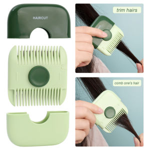 2 In 1 Baby HairCut And Hairdressing Comb Trim Bangs And Broken Hair Bangs Trimmer Manual Portable Childrens Hair Clipper