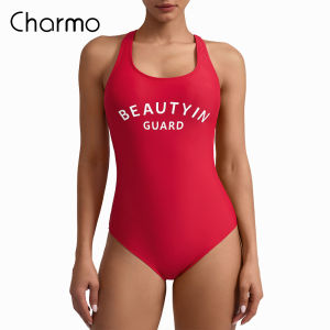 Charmo Womens Guard Adjustable Strap One Piece Swimsuit Athletic Bathing Suit Swimwear