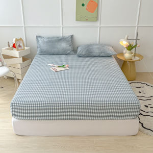 ชิ้นเดียว Non- ผ้าฝ้าย ล้างน้ํา ผ้าฝ้าย ผ้าปูที่นอนกันฝุ่นและ กันลื่น ผ้าคลุมที่นอนผ้าปูที่นอนหลังคา