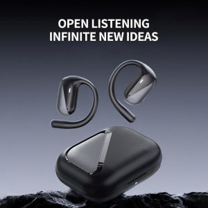 Lenovo EA340 Bluetooth Wireless Earbuds TWS Hanging Ear Style Earphone Bluetooth 5.4 Touch Control Long Battery Life with Mic