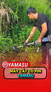 Máy Cắt Cỏ Cầm Tay Dùng Pin YAMASU Cao Cấp 800W Cắt Khỏe Ổn Định Bền Bỉ Chính Hãng MCC800G2