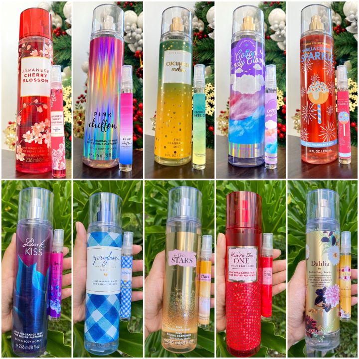 BATH & BODY WORKS FRAGRANCE MIST DECANT 5ML/ 10ML PERFECT GIFT THIS