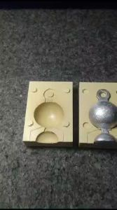 Molding Cetakan Bandul Timah Pemberat Pancing Model Anting 75gr Lead Sinker