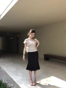 Slim Fit Stylish T-Shirt Female Short