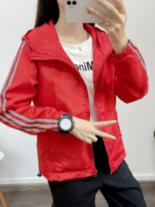 ฤดูใบไม้ผลิ ฤดูใบไม้ร่วง ทันสมัย พรางหุ่น ผู้หญิง เสื้อแจ็คเก็ต พลัสไซส์ สาวน้อยสั้นน่ารัก มีสไตล์ สบาย โพลีเอสเตอร์ เสื้อโค้ทซิปไฟเบอร์